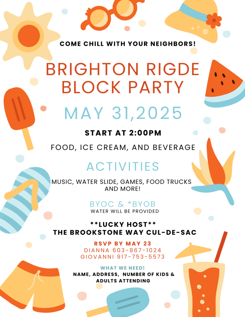 Summer Block Party Invitation FlyervF